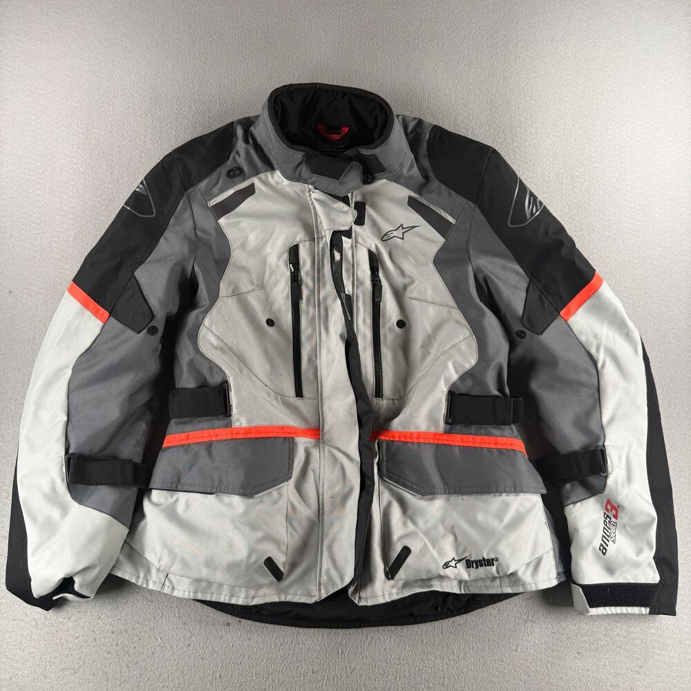 Alpinestars Stella Andes V3 Drystar Women's XL Motorcycle Touring Jacket Gray